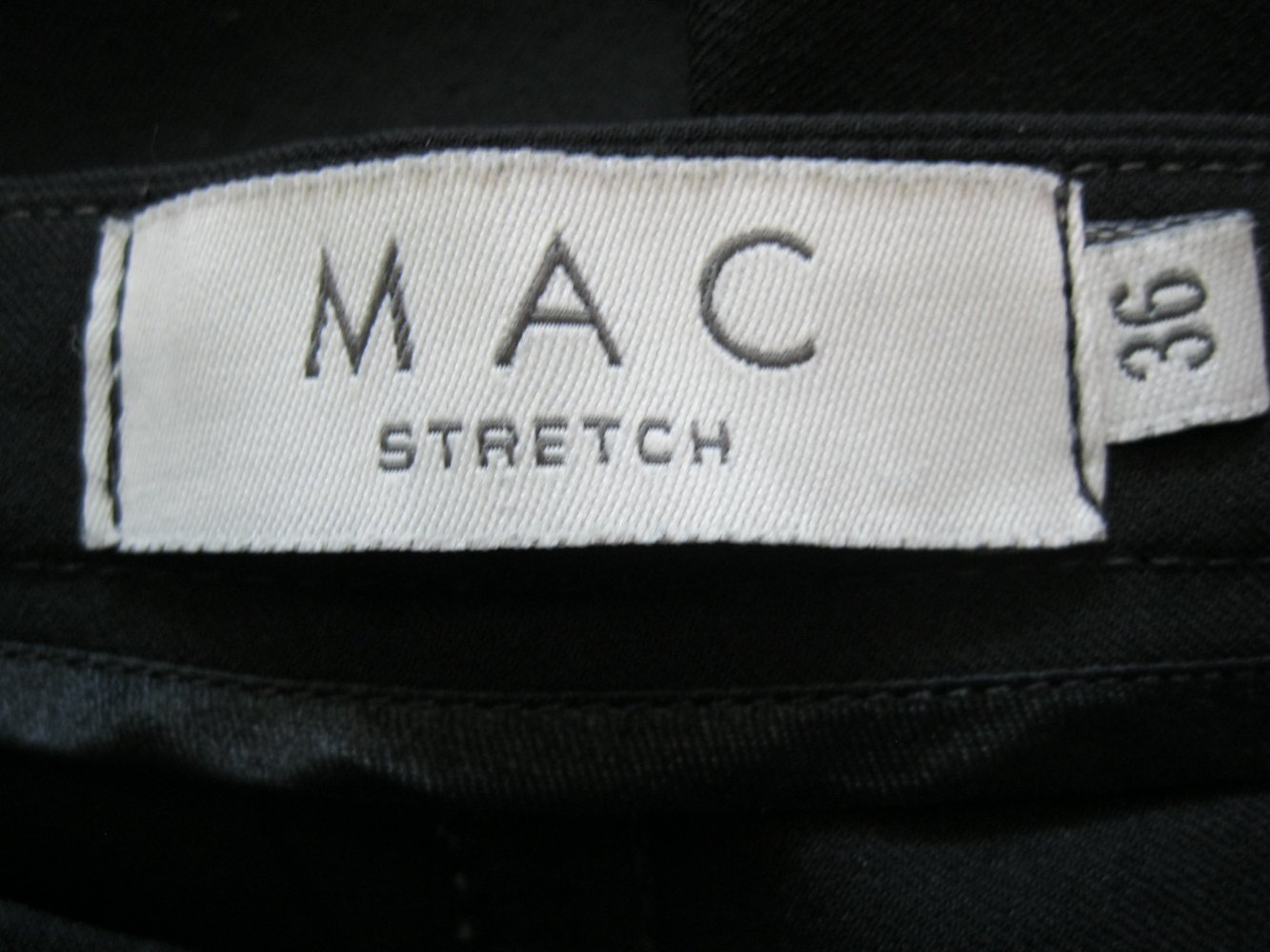 Caprihose # MAC Stretch # Schwarz # 36