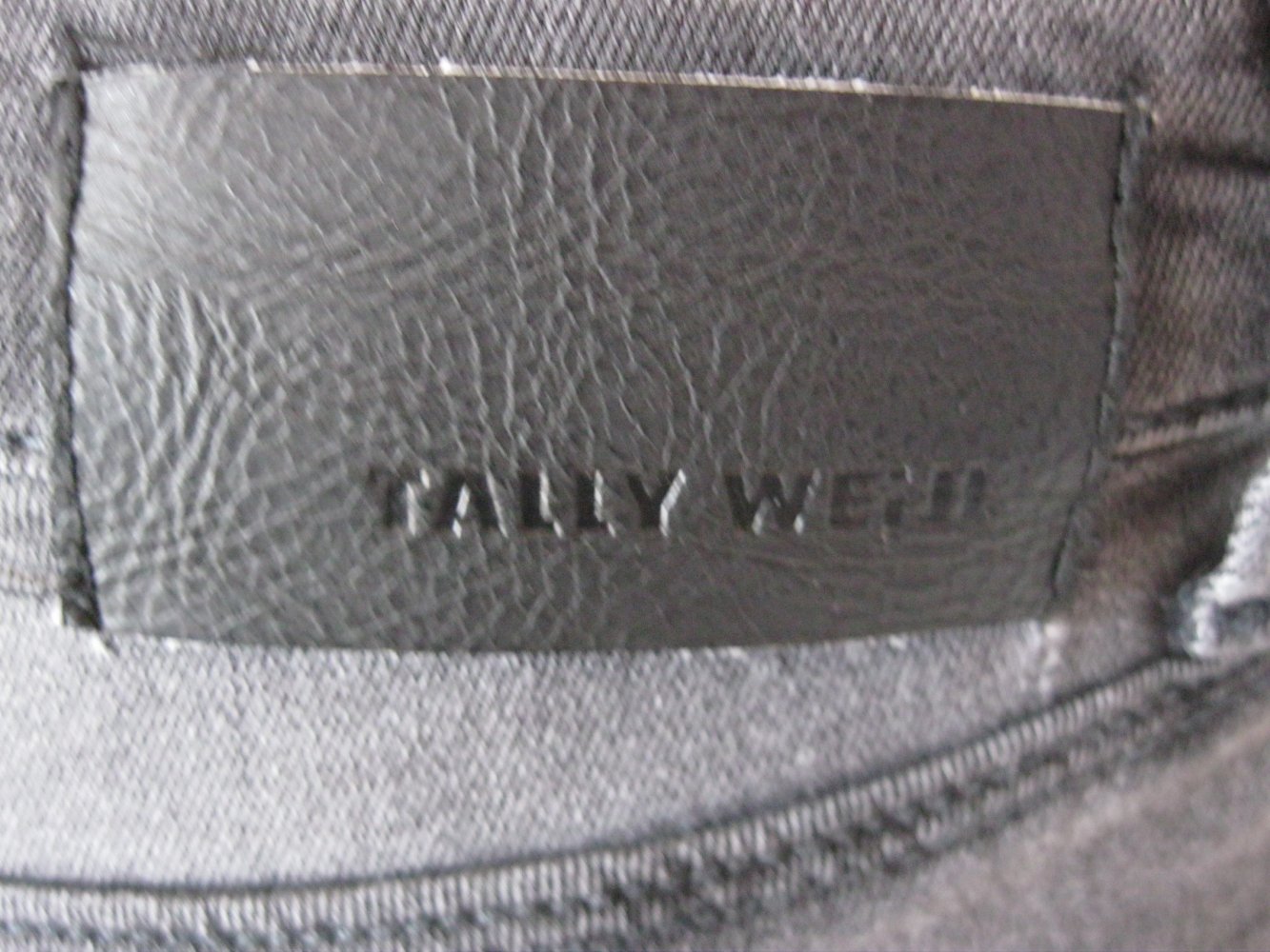 Skinny Jeans # Tally Weijl # Schwarz/grau # 38