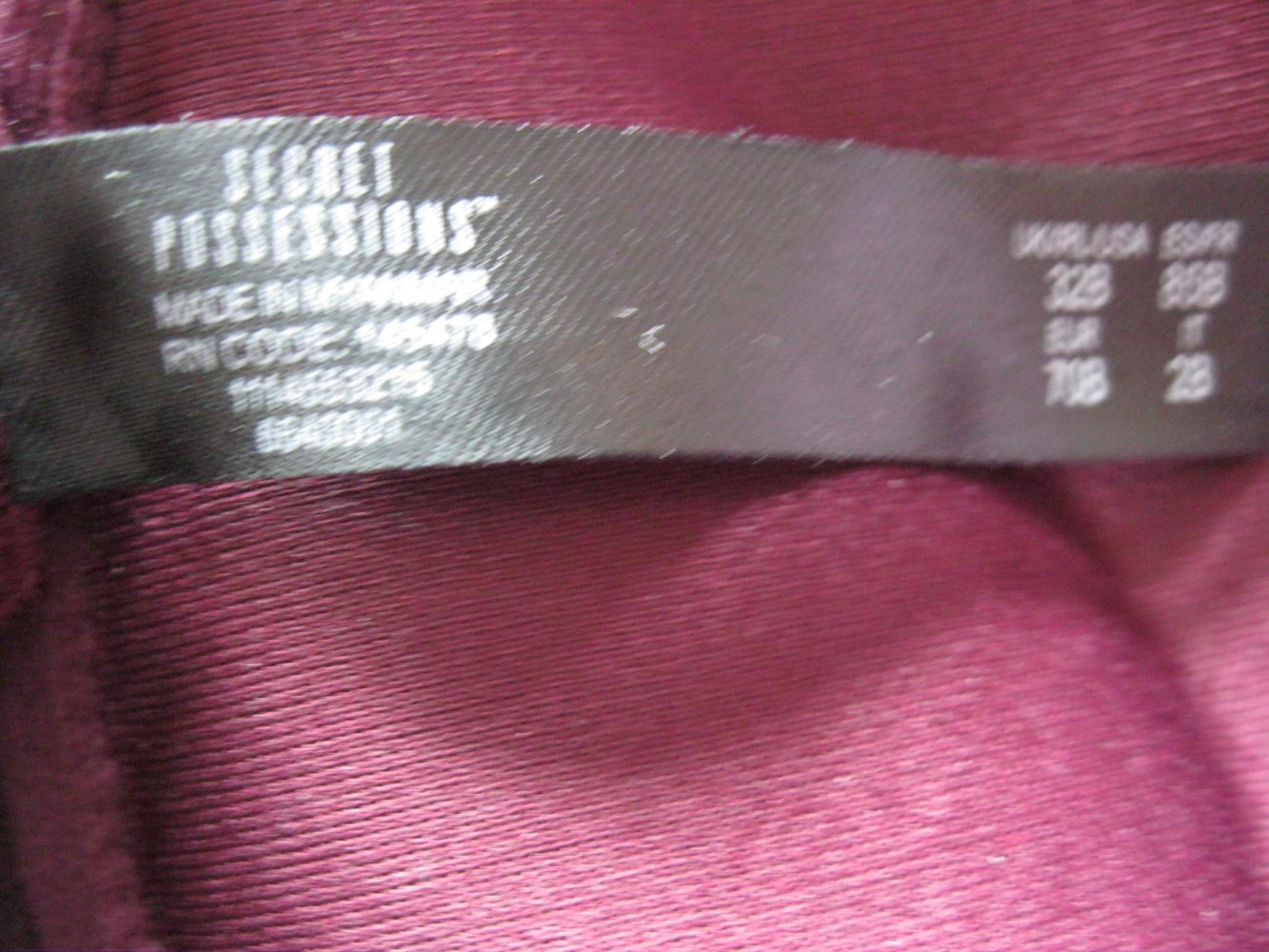 Push up BH # Secret Possessions # Spitze # Burgunderrot # 85C