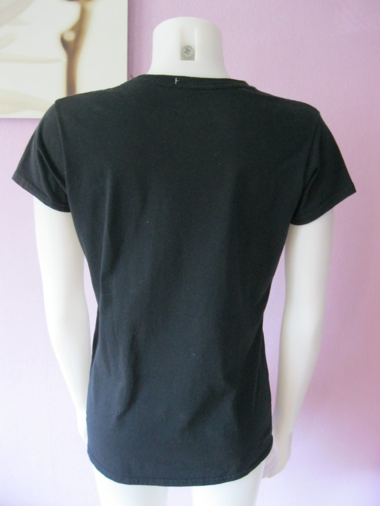 T-Shirt # Public enemy # 100% Baumwolle # Schwarz/Camouflage # 38