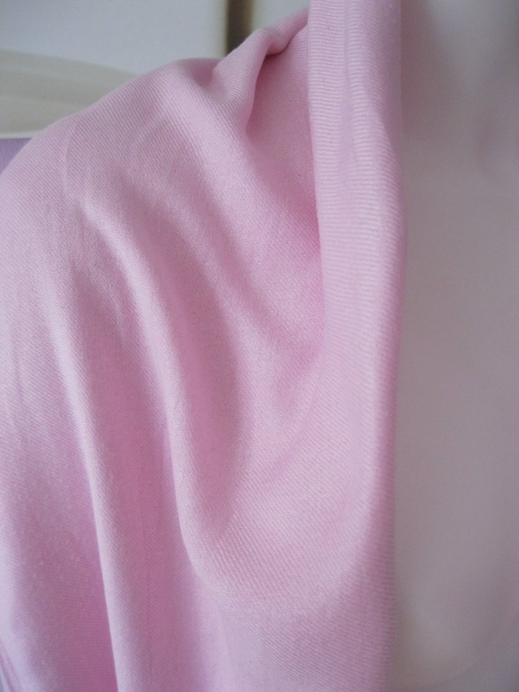 Schal # Tuch # rosa # Fransen