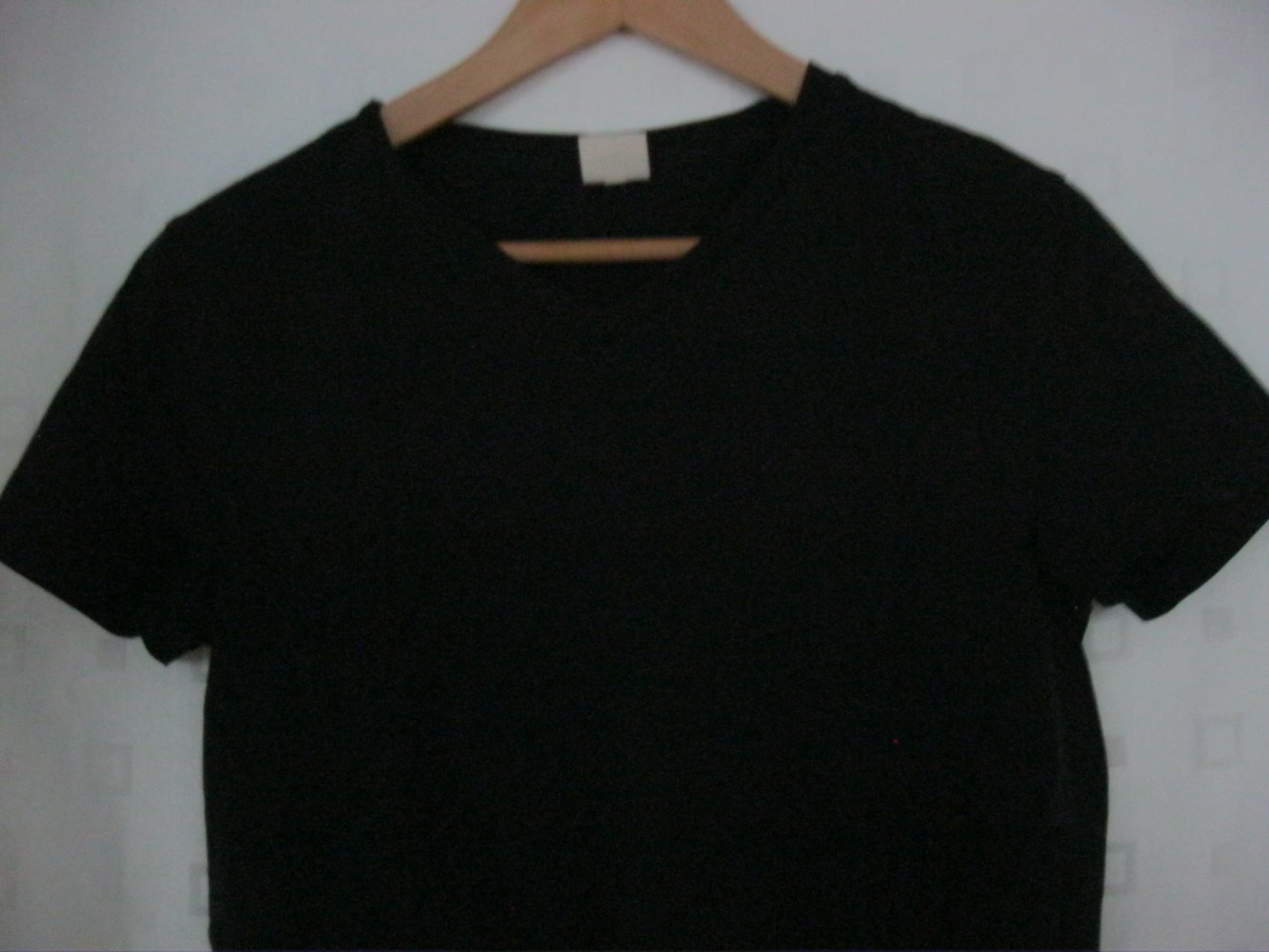 Boss Orange T-Shirt V-Ausschnitt Baumwolle Schwarz S