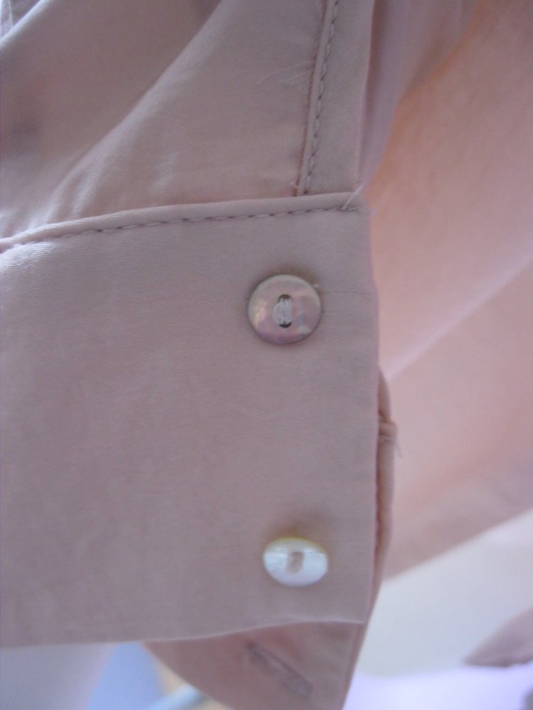 Bluse # H&M # langärmlig # Aprikose # 36