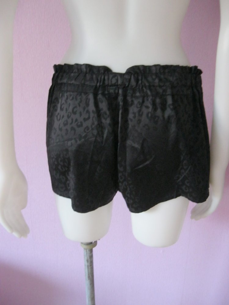 Shorts Leoprint Schwarz L