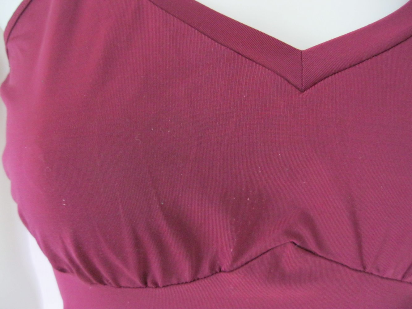 Spaghetti-Top # Hugo Boss # Burgunderrot # S