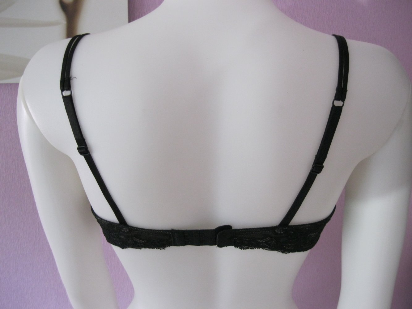 2x Push up BH # H&M # Spitze # Braun/Schwarz # Creme/Schwarz # 80 B