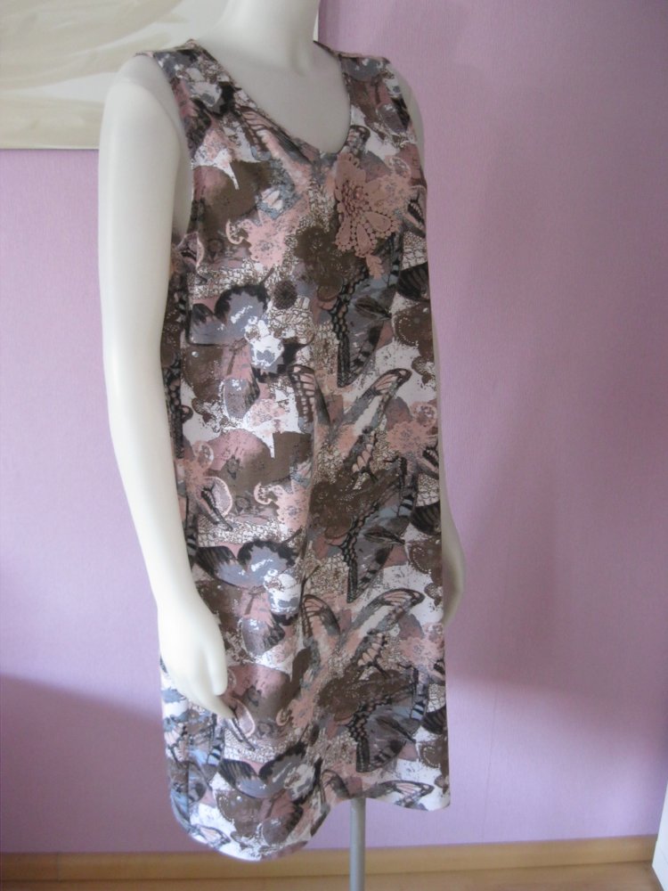 Trägerkleid # bunt # Laura Torelli # ärmellos # L