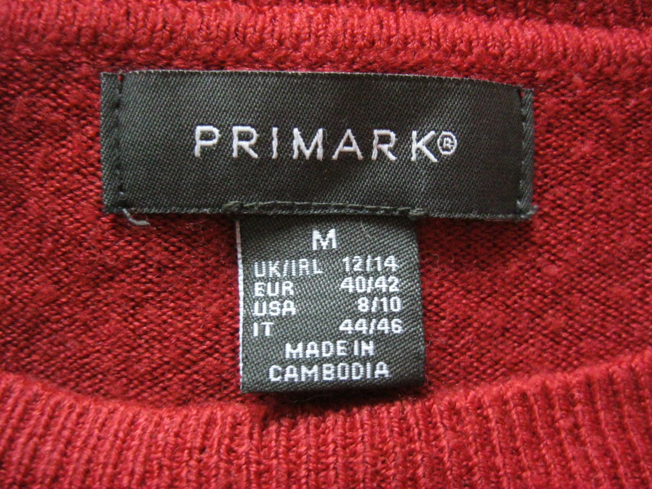 Feinstrick-Pullover # Rostrot # Primark # M