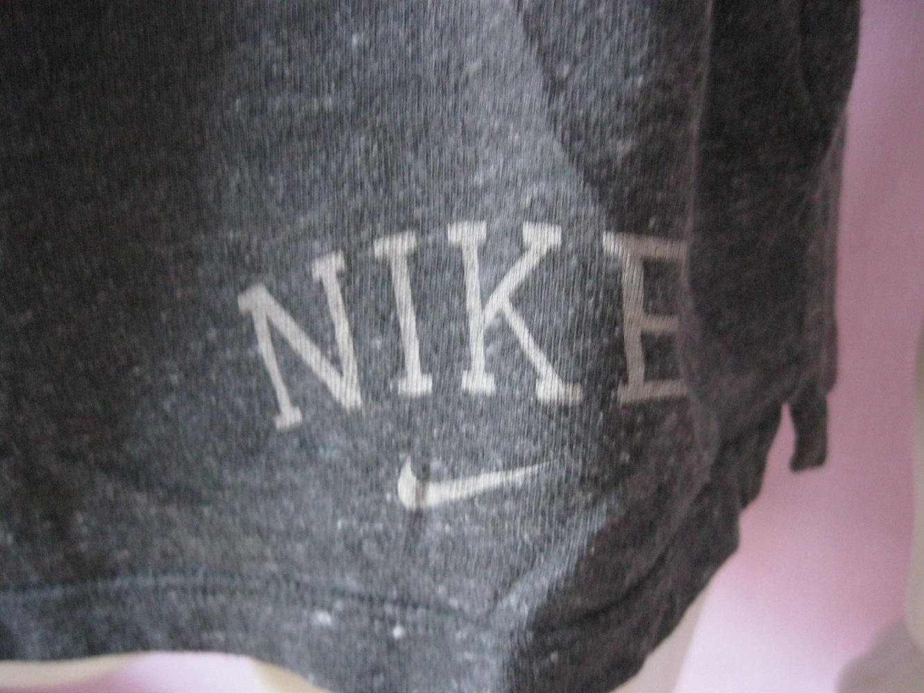Nike Shorts Baumwolle Grau meliert L