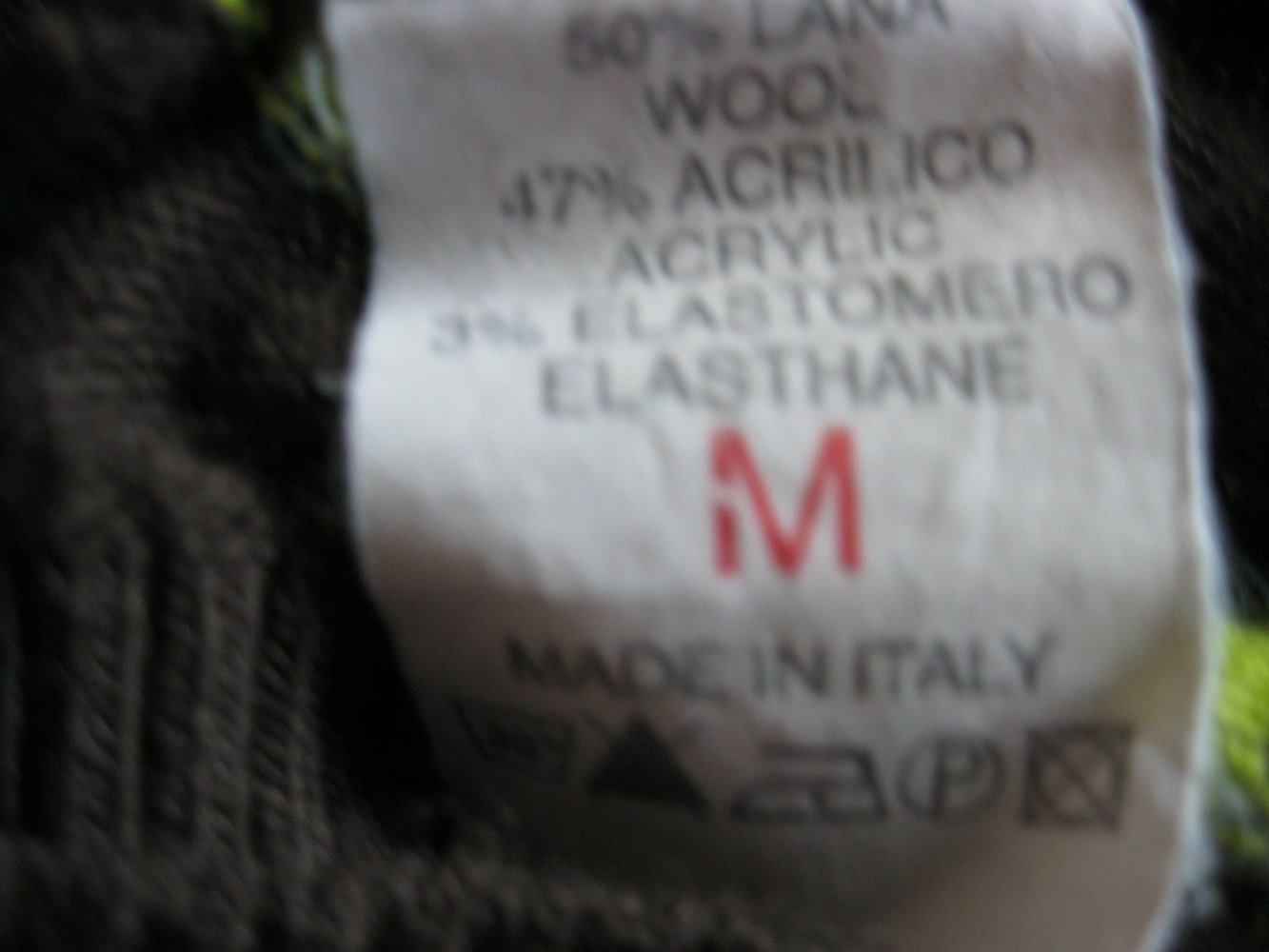 Strickjacke # Cardigan # Intervista # 50% Lana-Wolle # Braun/gemustert # M