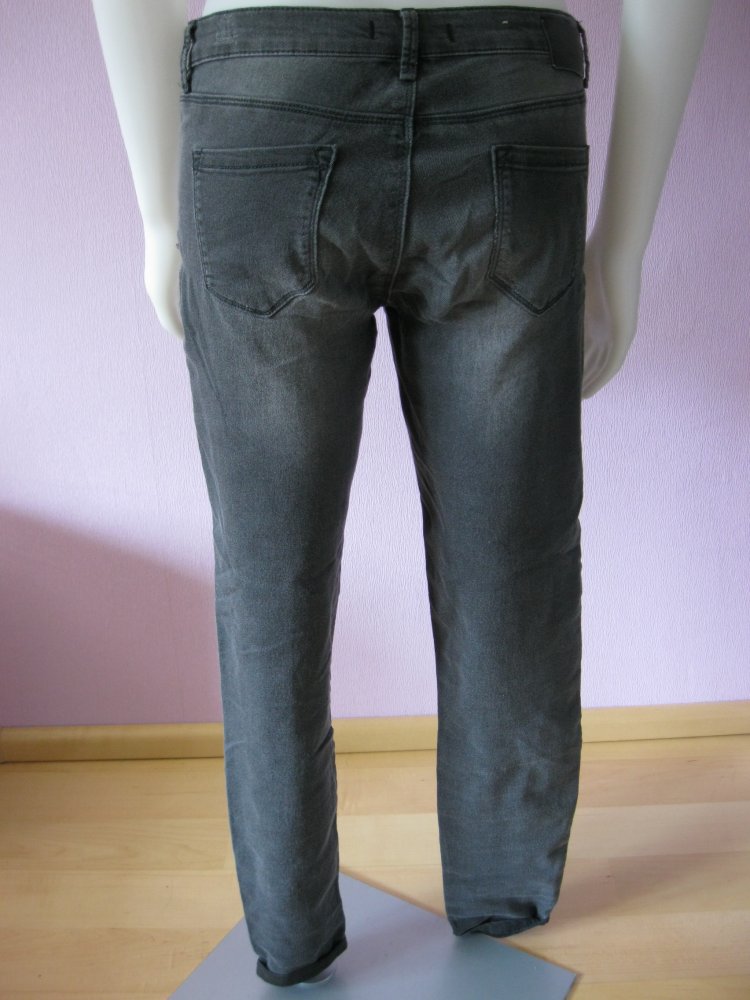 Skinny Jeans # Tally Weijl # Schwarz/grau # 38