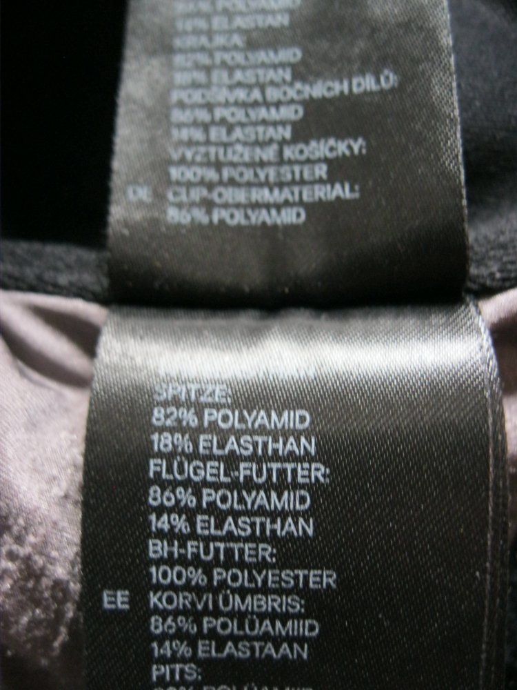 2x Push up BH # H&M # Spitze # Braun/Schwarz # Creme/Schwarz # 80 B