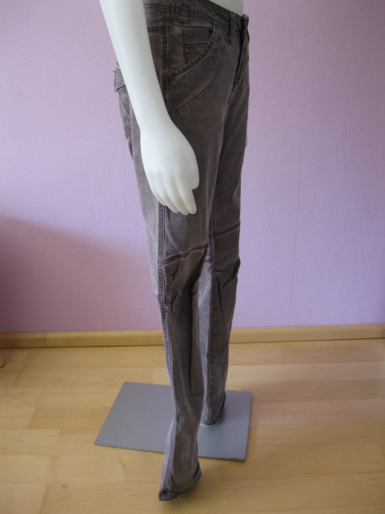 Jeans # Nile # gerades Bein # Kupferbraun # Denim # S