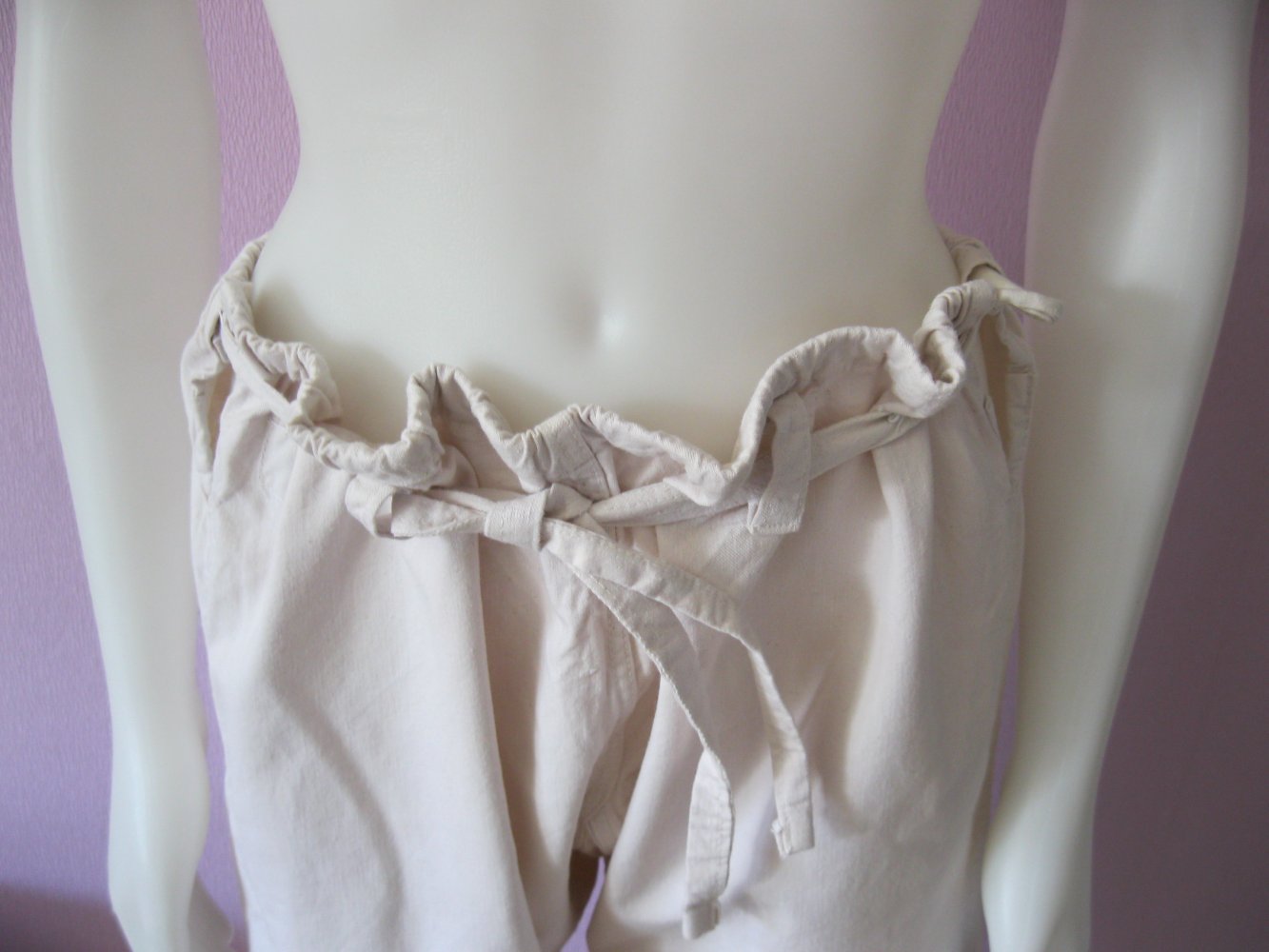3/4-Hose # White Tiger # Made in Korea # 100% Baumwolle # weiß # Einheitsgröße (3)