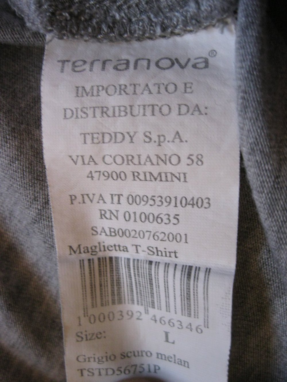 Terranova Cardigan Jersey-Jacke Grau 100% Viskose L