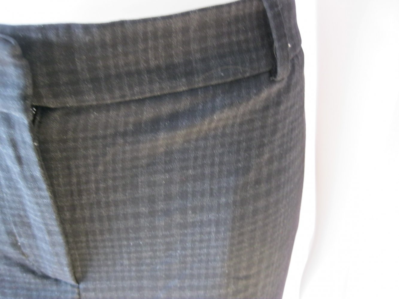 Stoffhose # H&M # Schwarz/Grau # kariert # 42/44