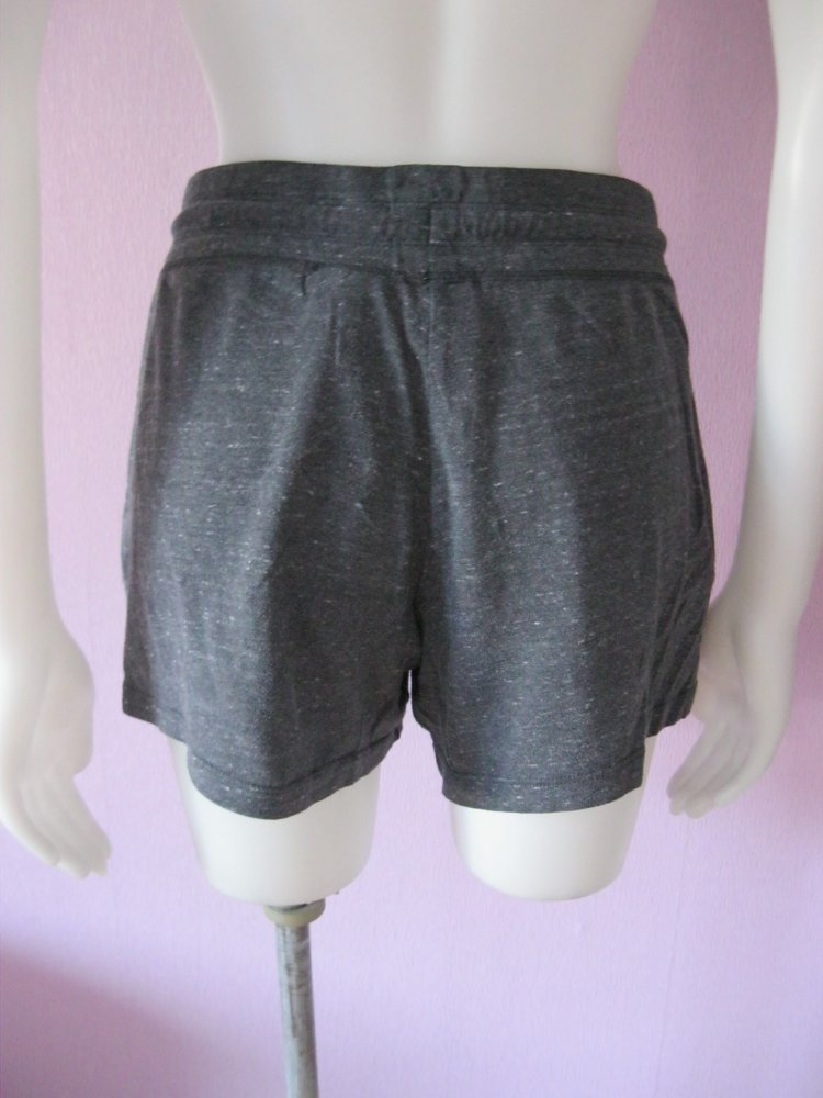 Nike Shorts Baumwolle Grau meliert L