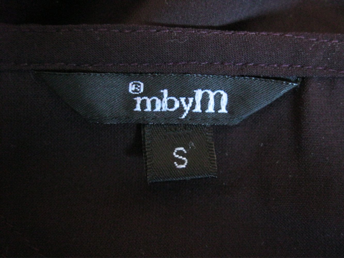 mbyM # Kleid # ärmellos # Kastanienbraun # S