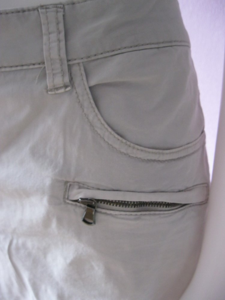Street One 7/8-Hose Maxima Baumwolle Hellgrau 44/26