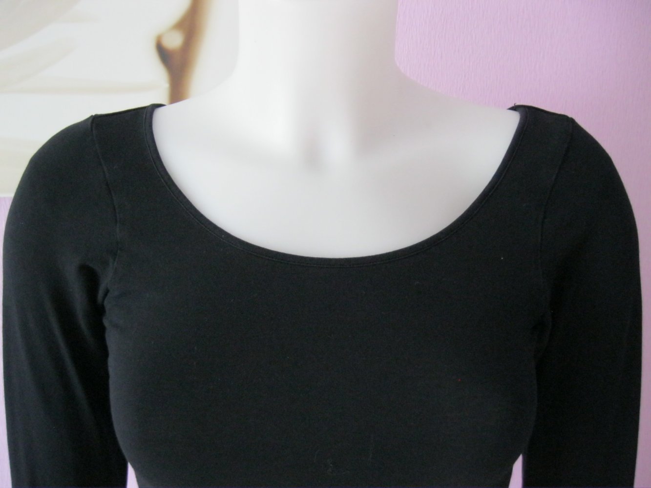 Shirt # 3/4-Ärmel # TCM # Schwarz # S