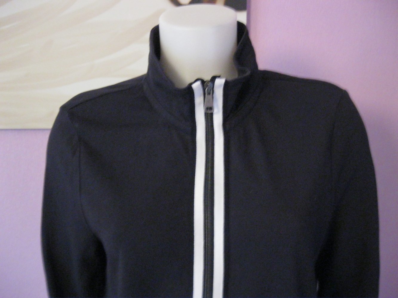 Luisa Cerano Sweat-Jacke Baumwolle Marineblau 38/M