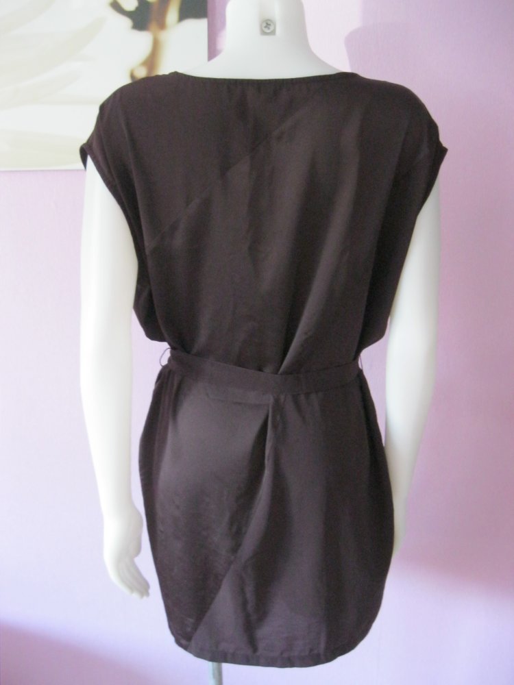 mbyM # Kleid # ärmellos # Kastanienbraun # S