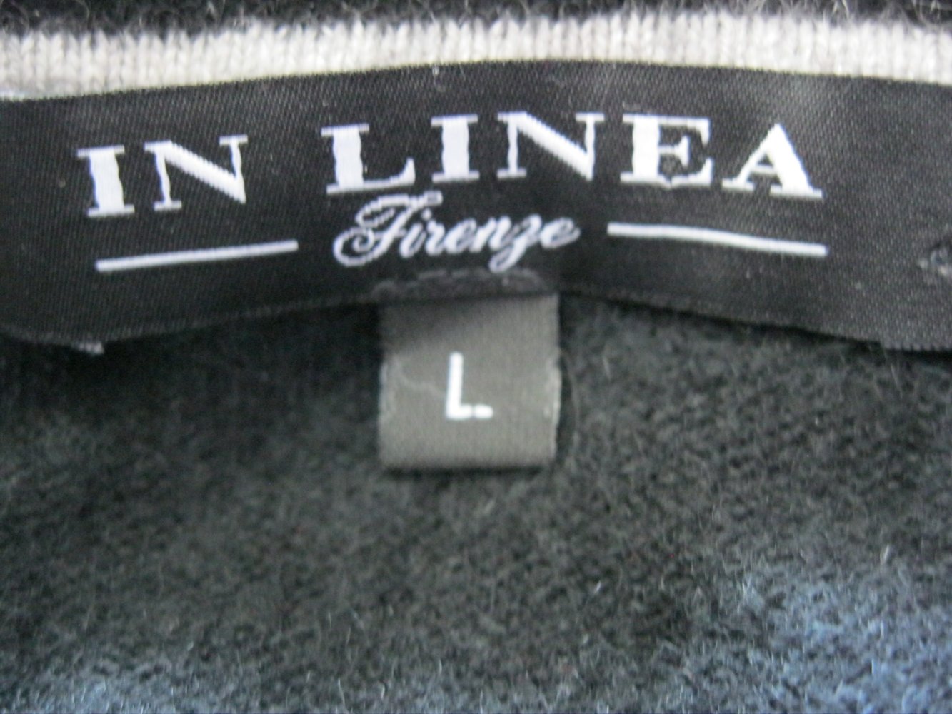 In Linea Firenze Strickpulli 100% Kaschmir Schwarz L