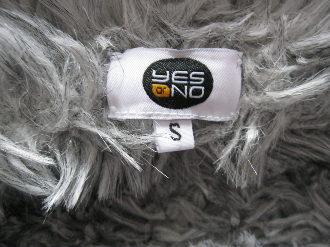 Sweatjacke # Kapuzenjacke # Yes or No # weiß # S