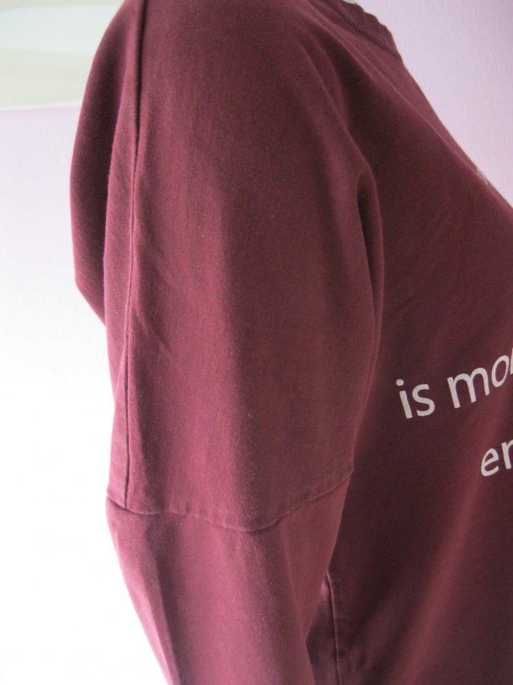 Sweatshirt # Today # Made in Italy # Burgunderrot # M