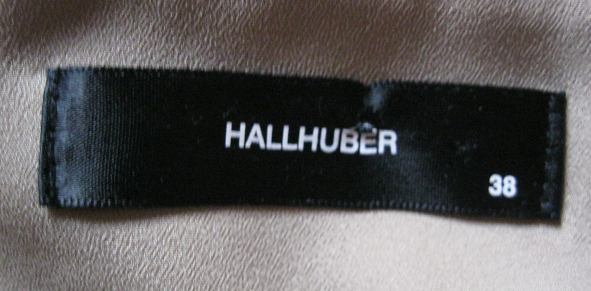 One-Shoulder-Kleid # Cocktail-Kleid # Hallhuber # 38 # Goldbraun