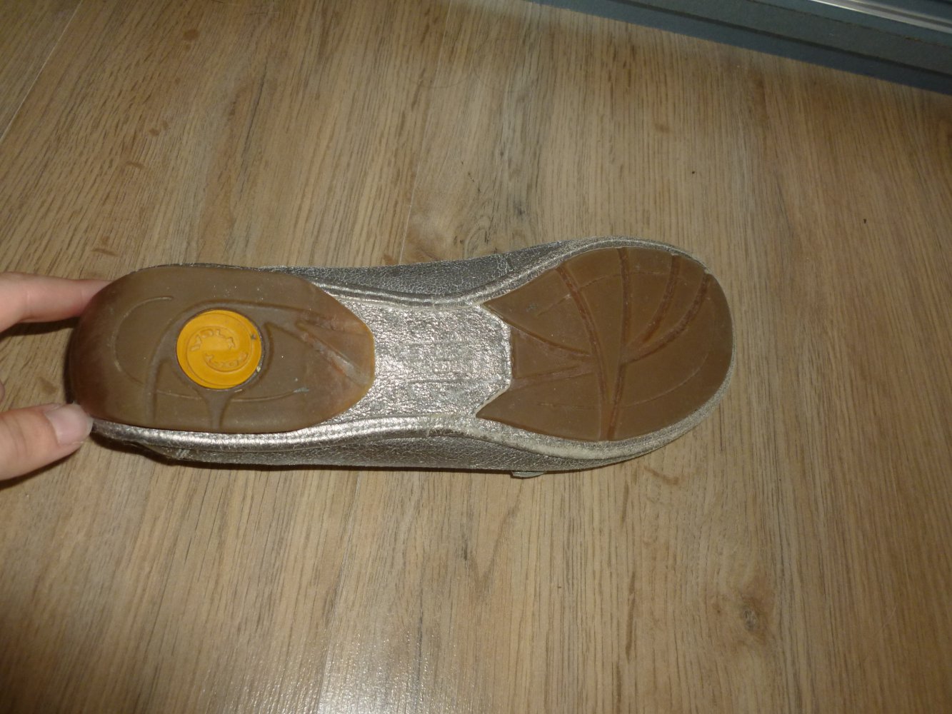 camel active Ballerinas Schuhe silber 5