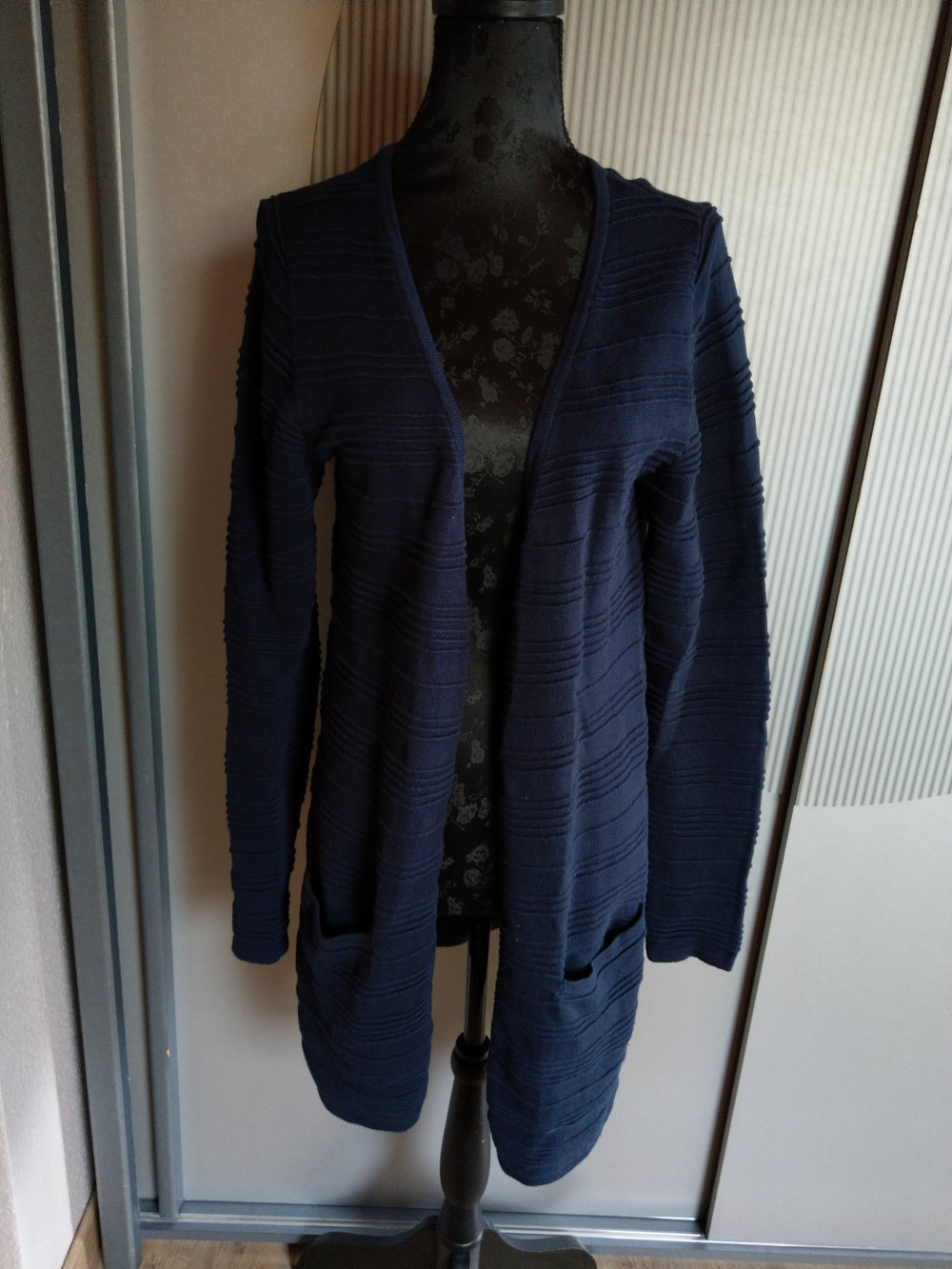 Jacke Strickjacke blau Tom Tailor 