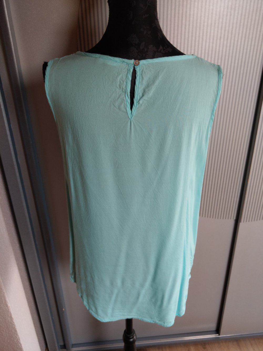 Top Shirt türkis Pailletten Orsay 