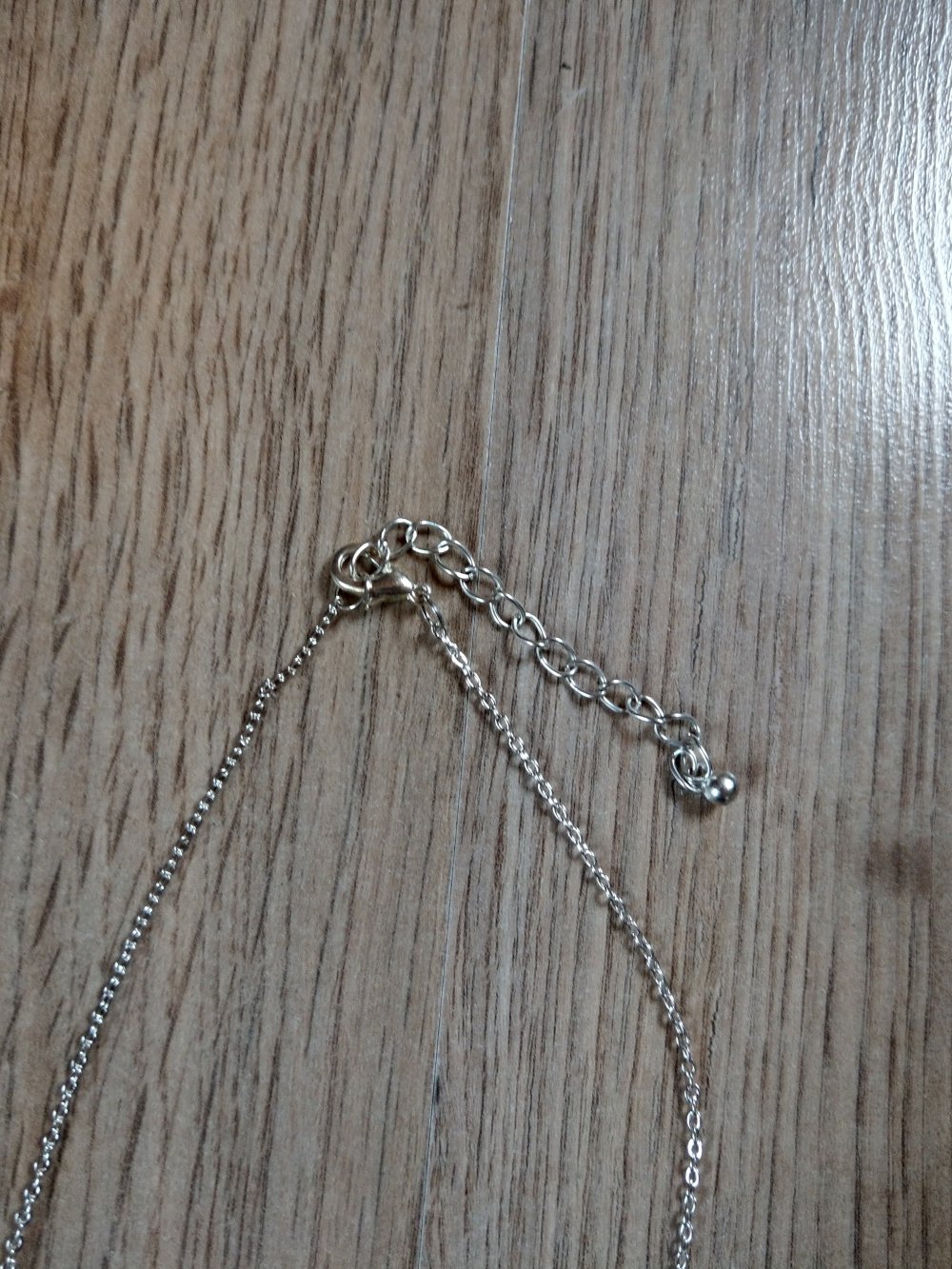Kette silber rosa 