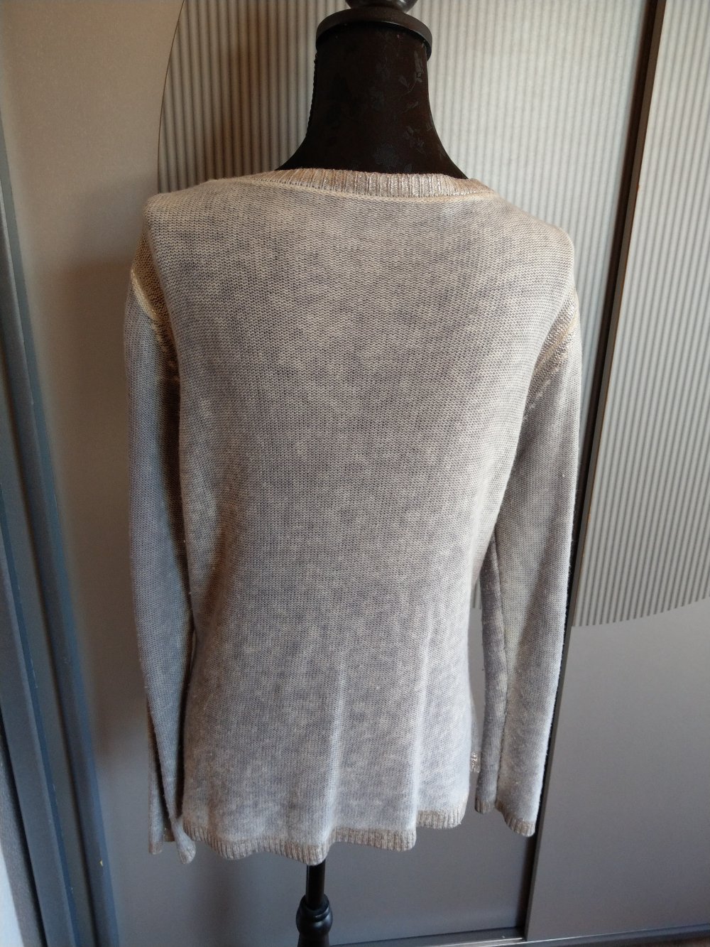 Strickjacke Cardigan grau estelle jolie