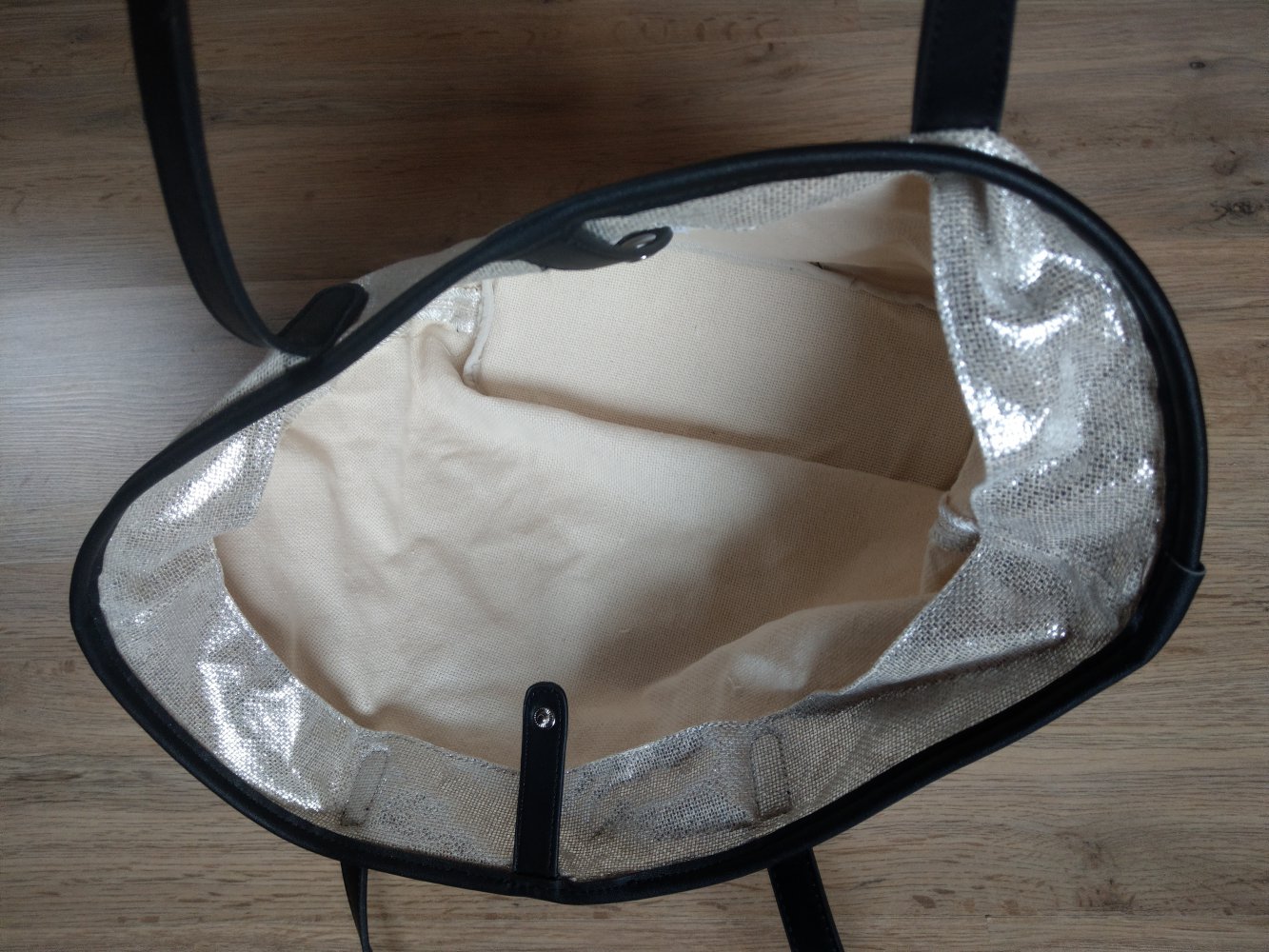 Tasche Schultertasche gold beige C&A Neu 