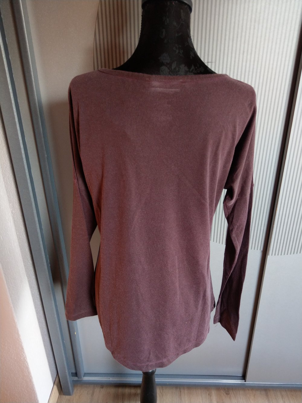 Shirt lila Zabaione Neu Pailletten 
