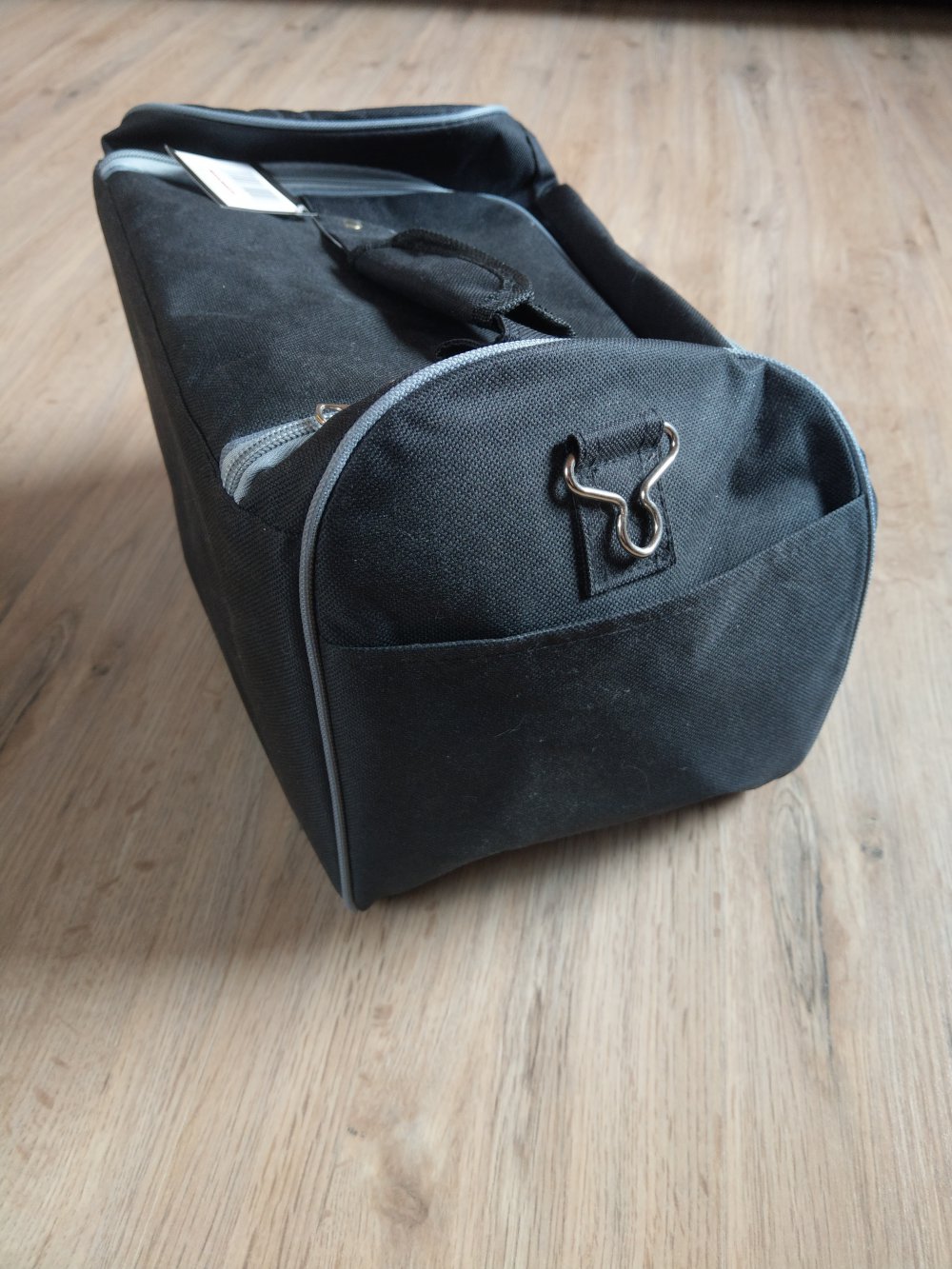 Kulturtasche schwarz grau Neu 