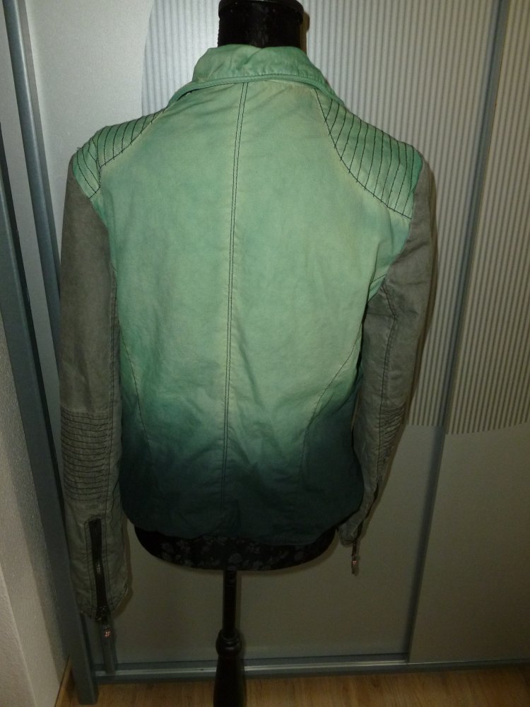 Jacke grün grau proud