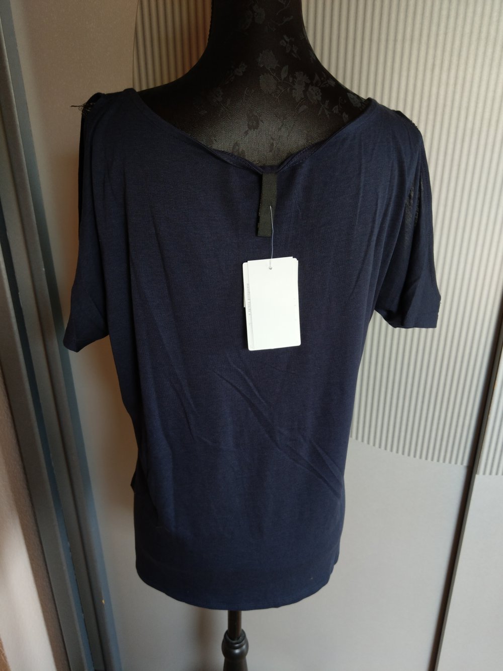 T-Shirt blau dunkelblau neu Jean Pascale