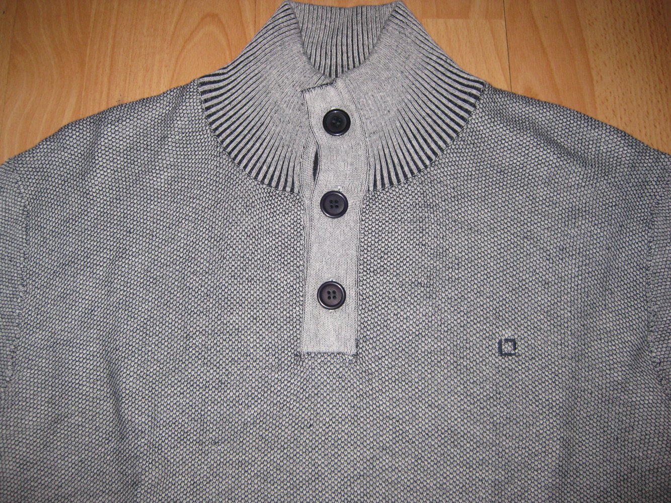 STOOKER MEN Pullover – grau schwarz Gr L NEU mit Etikett