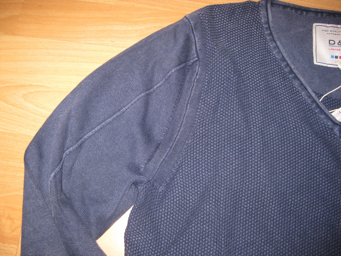 D&H Dubbin & Hollinshead Shirt blau Größe M NEU mit Etikett