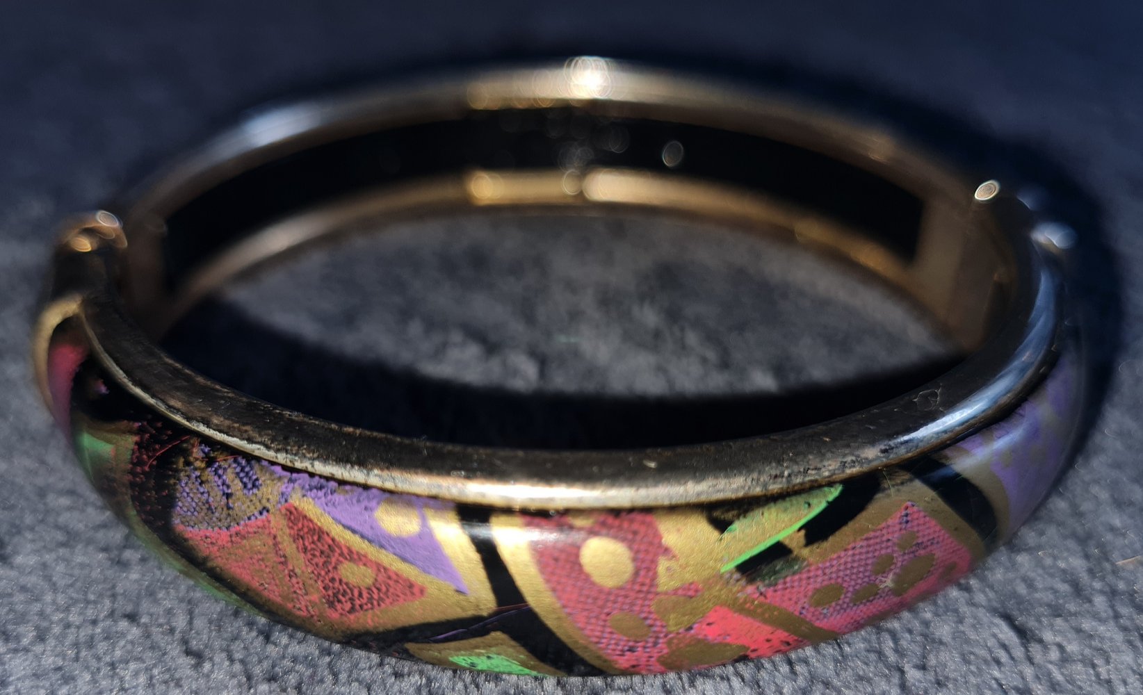 Armband, Armreif, Modeschmuck, bunt, gebraucht