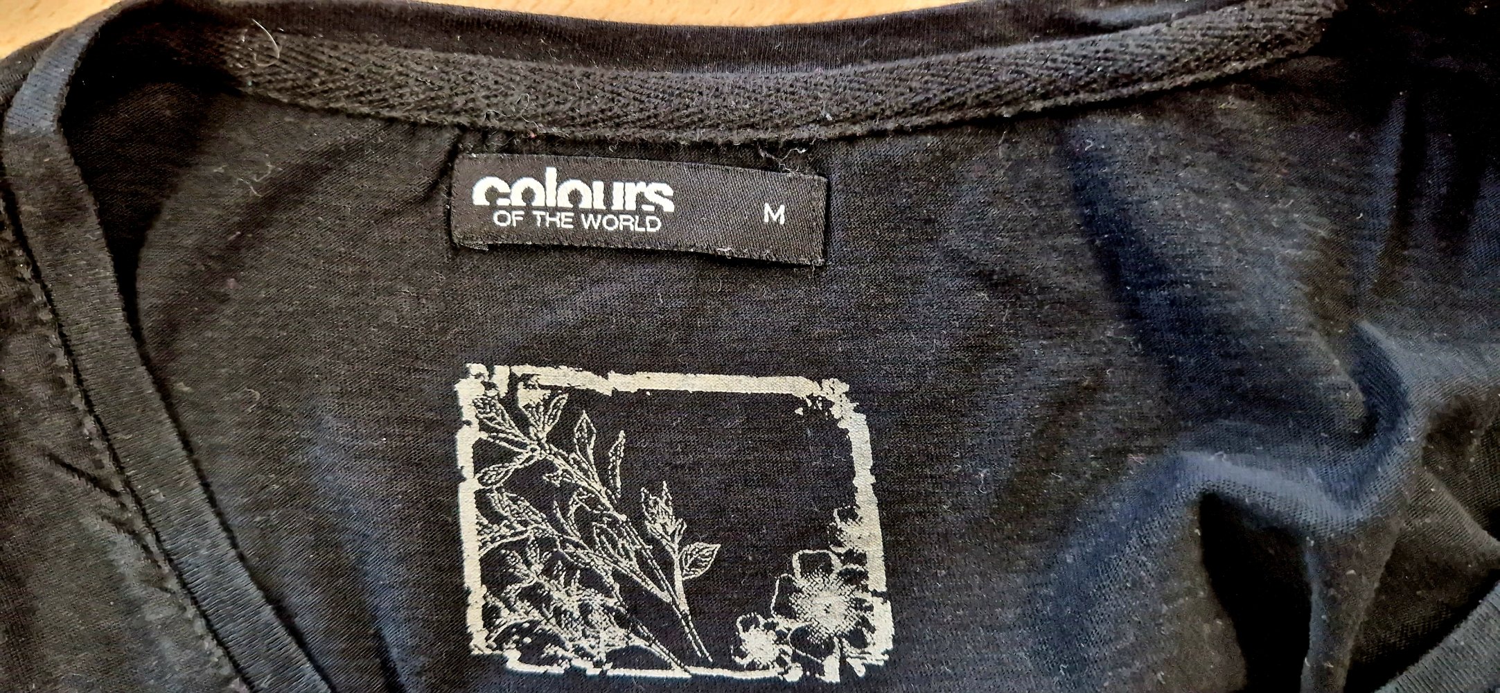 Shirt, T-Shirt, Oberteil, colours of the world schwarz, Größe M, gebraucht