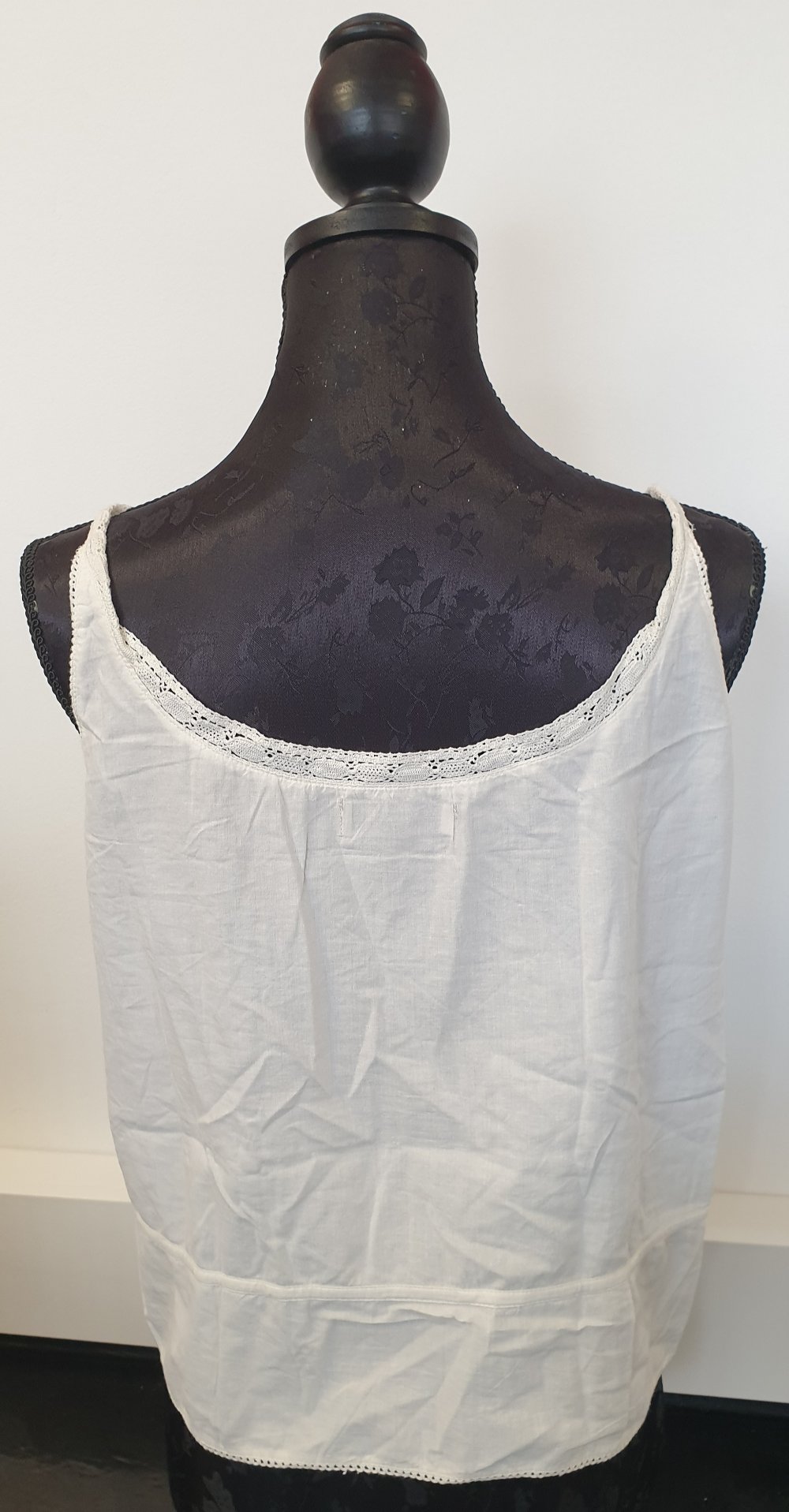 Bluse, Oberteil, Spaghettiträger, Vero Moda beige, creme, wollweiß, gebraucht