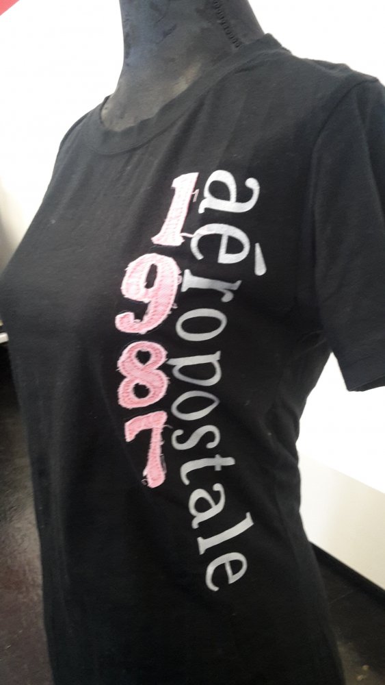 Shirt, Oberteil, Aéropostale schwarz, Größe L, gebraucht