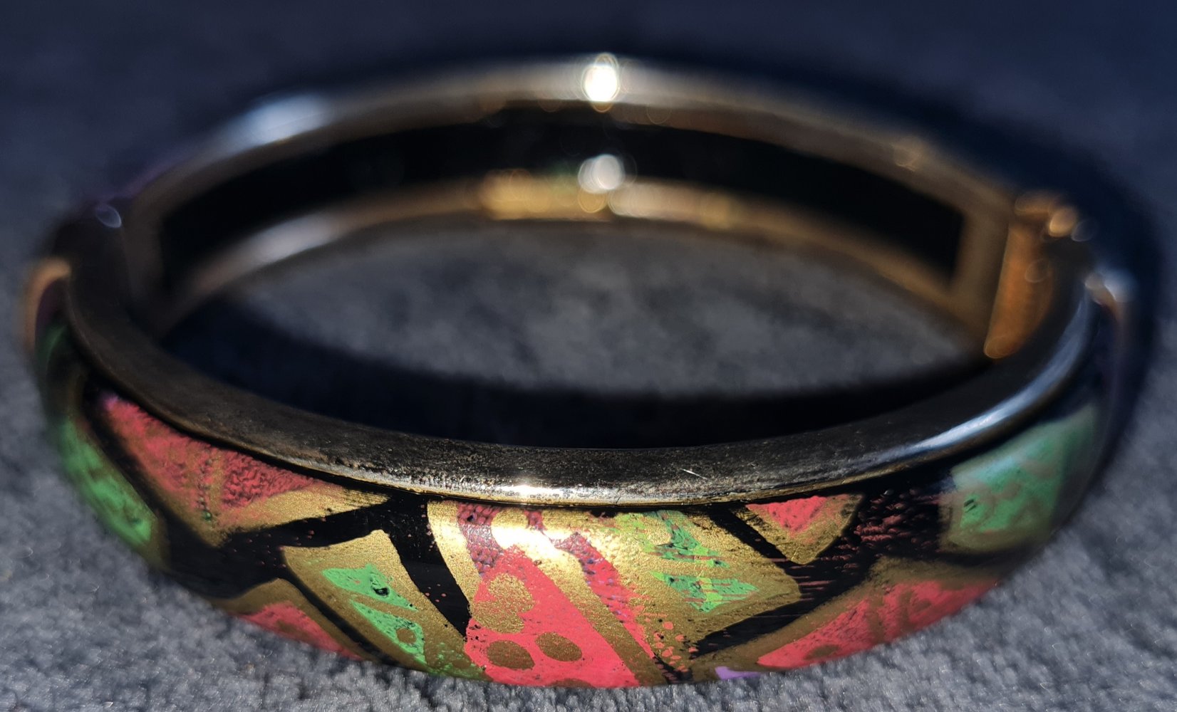 Armband, Armreif, Modeschmuck, bunt, gebraucht