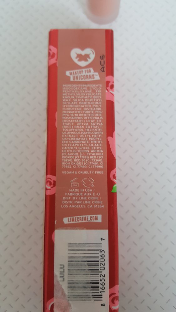 Lime Crime Velvetines matte Liquid Lipstick 
