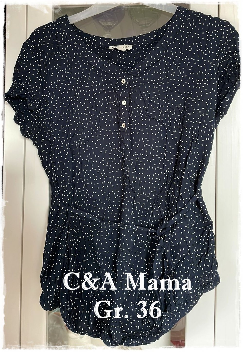 C&A Mama Bluse Größe 36 S 