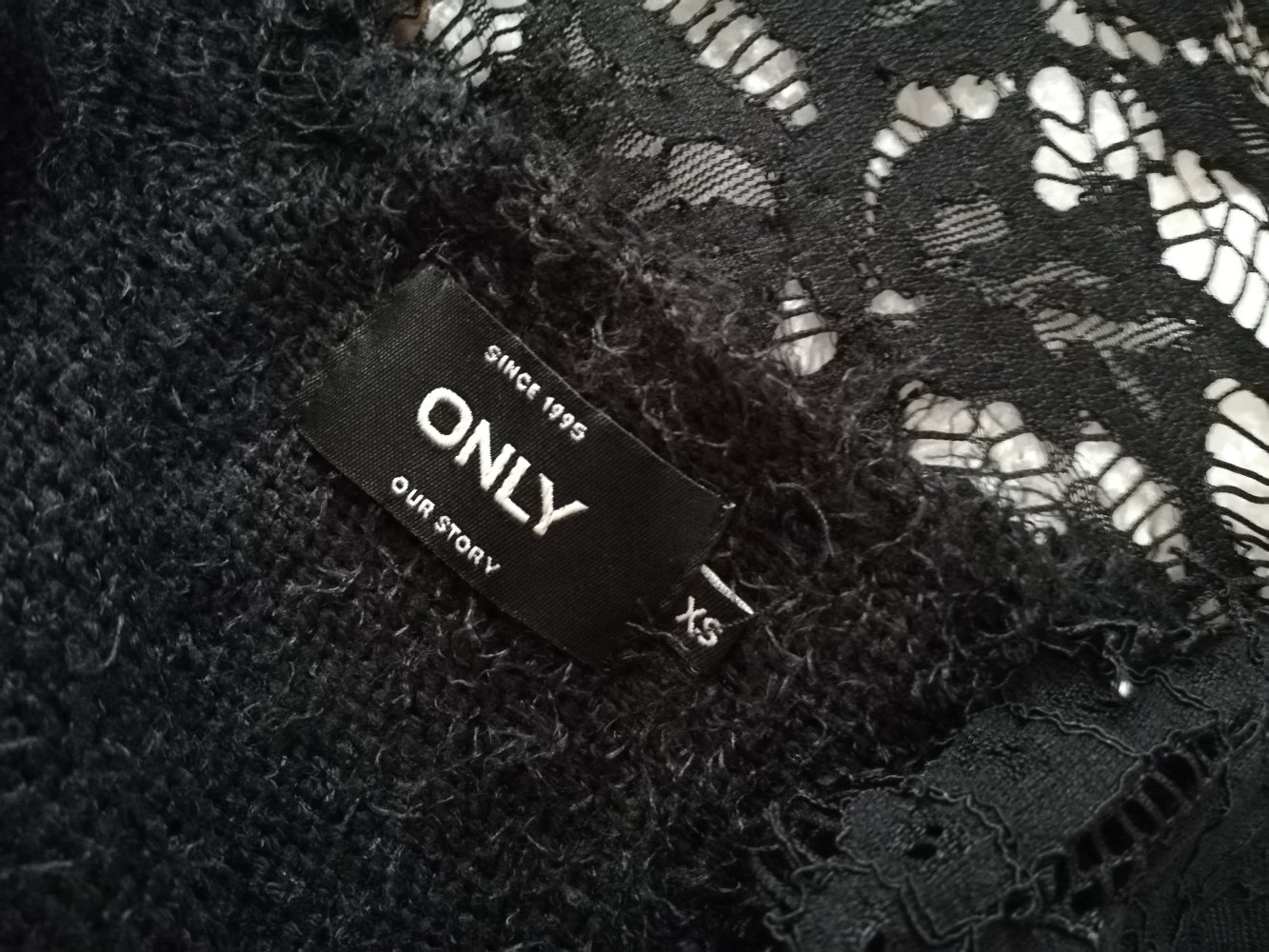 Only Pullover Spitze Pulli Schwarz XS